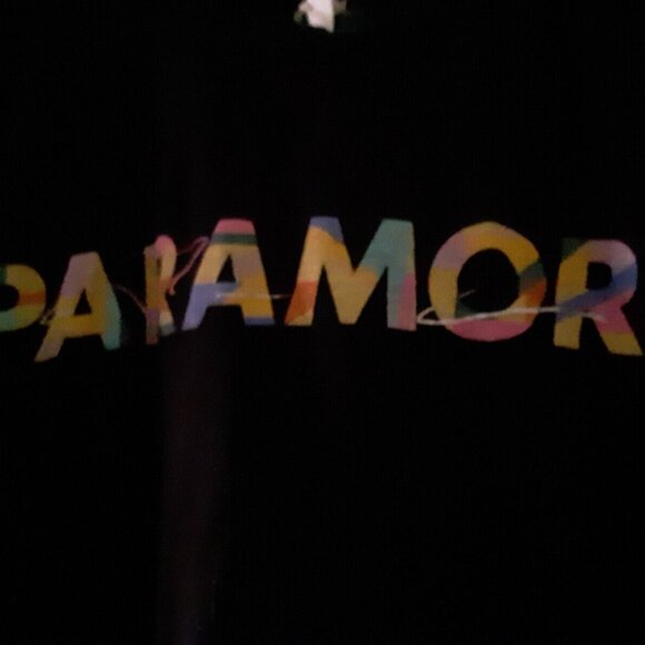PARAMORE T-SHIRT (Small or Med Size?) Alt Emo New Wave Punk Rock HAYLEY WILLIAMS - Picture 2 of 3
